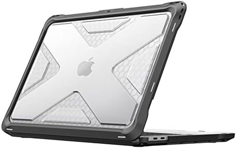 Fintie Case for MacBook Pro 13 Inch A2338(M2 M1) A2251 A2289 A2159 A1989 A1706 A1708 (2016-2023) - Heavy Duty Hard Shell Cover with TPU Bumper for MacBook Pro 13 with/Without Touch Bar, Clear