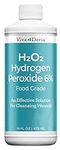 Viva Doria H2O2 Hydrogen Peroxide 6 Percent, Food Grade, 16 Fluid Ounce (473 mL)