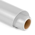 Matte Metallic Permanent Vinyl for Cricut, 12" x 5FT Silver Self Adhesive Vinyl Roll for Cricut and Silhouette Cameo, Silver Vinyl for Party Decoration, Window Stickers, Home Decor