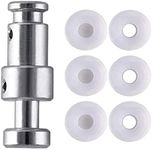 Universal Pressure Cooker Replacement Float Valve and Silicone Gasket, Universal Part for Pressure Cooker Suitable for Instant Pot Duo 3, 5, 6 Qt Duo Plus 3, 6 Qt Ultra 3, 6, 8 Qt Lux 3 Qt (Silver)