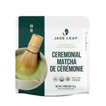 Jade Leaf Matcha Organic Ceremonial Grade Matcha Green Tea Powder, 100% Pure Japanese First Harvest Green Tea for Ceremonies, Usucha, Lattes 30 g Pouch (Pack of 1)