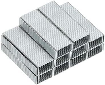 M&G NO.10 Staples for Stapler, 5000pcs(1000pcs Per Box) Mini Staples for Stapler #10 Smooth Stapling for Home Office Supplies, Silver