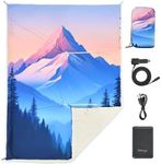 Bearhug 50” x 70” Heated Blankets B