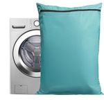 Navaris Pet Laundry Bag - Pet Hair Catcher for Washing Machine to Prevent Dog or Cat Fur Buildup - Wash Bags for Towel, Blankets, Bed, or Bedding - Extra Large