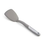 KitchenAid - Short Turner, Heat Resistant Silicone Spatula, Safe for Nonstick Cookware (Grey)