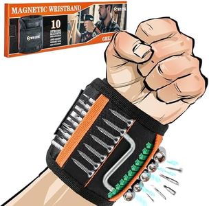 EWPJDK Magnetic Wristband for Holding Screws, Drilling Bits, Nails, Stocking Stuffers Gifts for Men Father's Day Gift Christmas Gifts for Dad Birthday Gifts for Men Dad Gadget Gifts for Husband