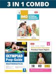 MTG International Mathematics Olympiad (IMO) Workbook, Prep-Guide & Previous Years Papers (PYQs) with Mock Test Paper Class 1 - SOF Olympiad Books For 2024-25 Exam (Set of 3 Books)