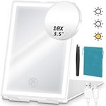 Travel Lighted Makeup Mirror with 1