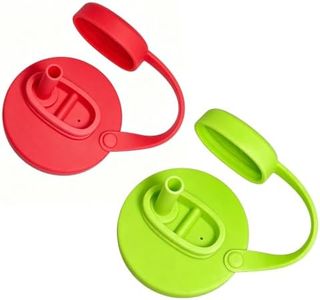 2Pcs Silicone Soda Can Lids with Straws,Spill & Dust Proof Reusable Soda Can Cover for Standard Cans Soda,Energy Drink,Juice,Beer,For Outdoor,Travel,Home Use,F