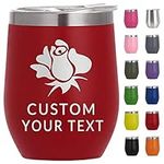 Personalized Wine Tumbler for Woman