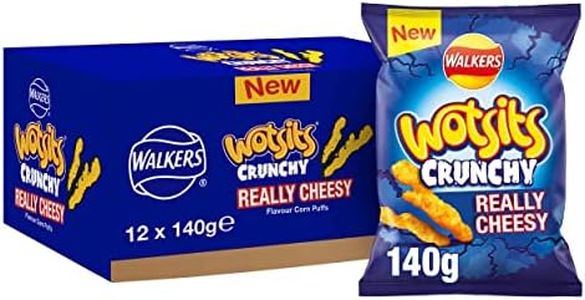 Wotsits Queso crujiente 140g (caja de 12) Azul