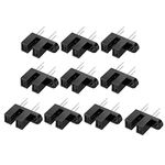 uxcell 10 Pcs 1/8 inches Slot PCB Photo Interrupter Slotted Optical Sensor Switch HY870-L