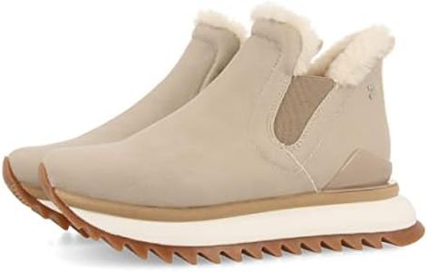 Sneakers Tipo botín Chelsea Taupe para Mujer pitten