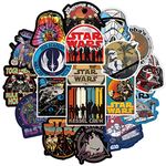 100Pcs Movies Stickers for Star Wars Water Bottles Laptop Phone Skateboard Car Computer Cool Cartoon Movie Stickers Vinyl Waterproof Aesthetic Stickers Pack for Teens Kids Adults Children Boys Girls