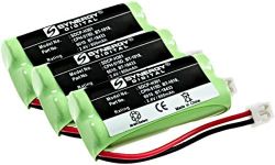 Synergy Digital Cordless Phone Battery, Compatible with Radio Shack 23-930 Cordless Phone Battery Combo-Pack Includes: 3 x SDCP-H301 Batteries