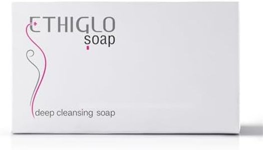 Ethiglo Deep Cleansing Soap for All Skin Types | Helps Reduce Acne Scars, Dullness, Tanning & Pigmentation | Leaves Skin Soft & Smooth | Pack of 1 (75g)