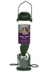 Walter Harrison's Wild Bird Flip Top Green Hanging Nyger Seed Feeder - Large - 30 cm