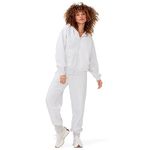 KUT & SO – Oversized Track Suit 2-Piece Set Includes Zip Hoodie and High-Rise Sweatpants Heather Gray Medium