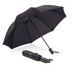 ABCCANOPY Umbrella Windproof Travel Umbrella - Wind Resistant, Small - Compact, Light, Automatic, Strong, Mini, Folding and Portable - Backpack, Car, Purse Umbrellas for Rain - Men and Women, Dark