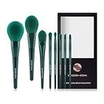 Makeup Brushes Sets, EIGSHOW Professional Makeup Brush Set Synthetic Cosmetics Foundation Powder Concealers Blending Eye Shadows Face Kabuki Makeup Brushes (8pcs Green)