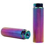 2PC 3/8 inch - 26 Teeth Aluminum Alloy Bike Pegs - Rainbow 1