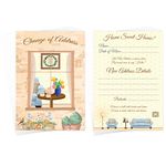 Change of Address Cards - Postcard 20 Bulk Pack + Self-Seal envelopes - Moved Home - Moving House - Announcement Notification - Ready to Write - Blank Lines to Fill on Reverse - Size 105x148mm