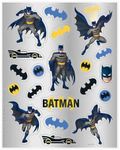 Bold & Dynamic Batman Sticker Sheets (13cm x 20cm) - Perfect for Party Favors, Craft Projects & Superhero Fans - 4ct