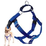 2 Hounds Design Freedom No Pull Dog Harness | Adjustable Gentle Comfortable Control for Easy Dog Walking | for Small Medium and Large Dogs | Made in USA | Leash Not Included | 5/8" SM Royal Blue