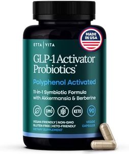 GLP1 Supplement for Weight Loss & Appetite Control for Women and Men with Akkermansia, Berberine, Inulin, EGCG, Resveratrol, Hops, Polyphenols - Supports Digestion, Hunger, Cravings, Gut Health