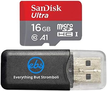 Samsung Galaxy S9 Memory Card SanDisk 16GB Ultra Micro SD SDHC UHS-I Class 10 works with S9+, S9 Plus (SDSQUAR-016G-GN6MN) with Everything But Stromboli (TM) Card Reader