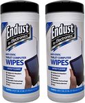 Endust For Electronics; Anti-Static Screen & Surface Cleaning Wipes; For Tablet, E-Reader, Monitor, Laptop, Phone, TV, and More; Pre-Moistened, Alcohol & Ammonia Free, 140 Wipes (Pack of 2)