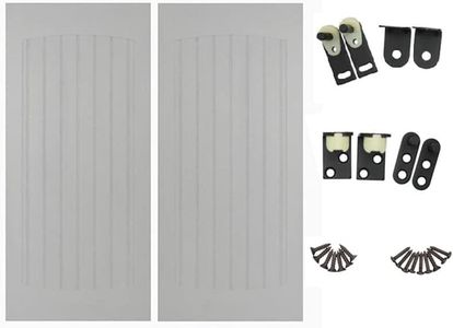 Saloon | Cafe Doors Premade for Any 30" Finished Opening: Primed Beadboard Design- Quick Shipping- Cafe Doors Include All Necessary Hinges - Other Sizes are Available- Saloon Swing Swinging Door