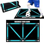 Football Training Mat for Kid Large Football Mastery Mat New Type Soccer Training Equipment Sports Props Pads Ball Control Dribble Mat Child's Soccer Mat for Indoor