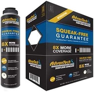 AdvanTech Subfloor Adhesive - Heavy-Duty Polyurethane Adhesive - Gun-Applied Spray Foam for Subfloor Installation - Professional-Grade - Squeak-Free Guarantee - Pack of 6 Cans - 24 oz Each
