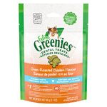 FELINE GREENIES Cat Treats Natural Dental Care, Oven Roasted Chicken Flavour, 2.1oz. Pouch