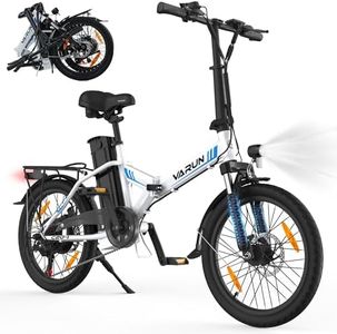 VARUN E Bike, 20 Zoll E-Bike Klapprad mit 48V Lithium-Akku, 250W Motor, E Bike Damen Herren mit 𝟓 𝐌𝐨𝐝𝐢, 7-Gang Getriebe, City Ebike Elektrofahrrad mit LCD-Display, EU-konforms