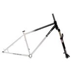 State Bicycle Pulsar Mountain Bike Frame and RockShox Recon Silver TK, 15-Inch