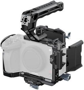 SmallRig Cage Kit for Sony FX3 / FX30 with Cage, V-Mount Battery Mount Plate, LCD Screen Protector, Top Handle, Cable Clamp for HDMI, NATO Rail - 5823