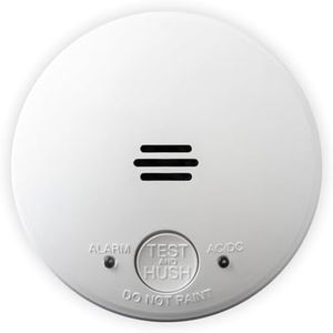 PSA Lifesaver LIF5800ACF, White | Silhouette Flush Mount 240V Smoke Alarm, 10 Year Sealed Lithium Battery, Dual Insect Screen, AS3786:2014 Certified | Ceiling Flush Installation