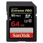 SanDisk Extreme Pro 64GB SDXC UHS-1 Flash Memory Card Speed Up to 95MB/s- SDSDXPA-064G-X46