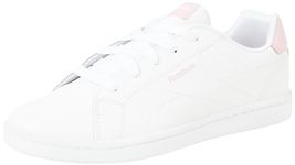 Reebok RBK ROYAL COMPLETE CLN 2.0 Sneaker, FTWRWHITE/PINKGLOW/FTWRWHITE, 2 UK Child