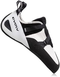 EVOLV Defy Rock Climbing Shoe for Entry-Level Bouldering & Indoor Climbing - Gray/Black - EU Size: 42 - US Size: 9 Men's / 10 Women's