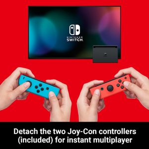 Nintendo Switch Console – Neon Red & Blue Joy-Con