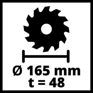 Einhell TE-PS 165 Plunge Saw – 1200W Circular Cutting Tool