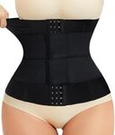 Ursexyly Waist Trainer for Women Tummy Control Body Shaper Belt Waist Cincher Corset Slim Belly Band Stomach Wraps Shapewear (Black, X-Large)