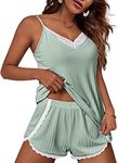 Ekouaer Womens Pajama Sets Soft Lin