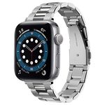 Spigen Modern Fit Compatible with Apple Watch Strap for 10 (42mm), 9/8/7 (41mm), 6/SE/5/4 (40mm) and 3/2/1 (38mm) - Silver