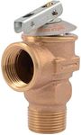 Cash Acme 3/4 Inch F-30 Safety Relief Pressure Release Valve, Brass Plumbing Fitting, 20166-0030