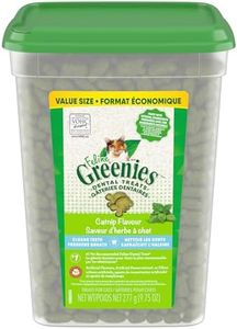 Feline Greenies Cat Treats Adult Natural Dental Care Catnip Flavour, 9.75oz Tub