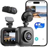 Avylet Dash Cam Front and Rear, 4K/